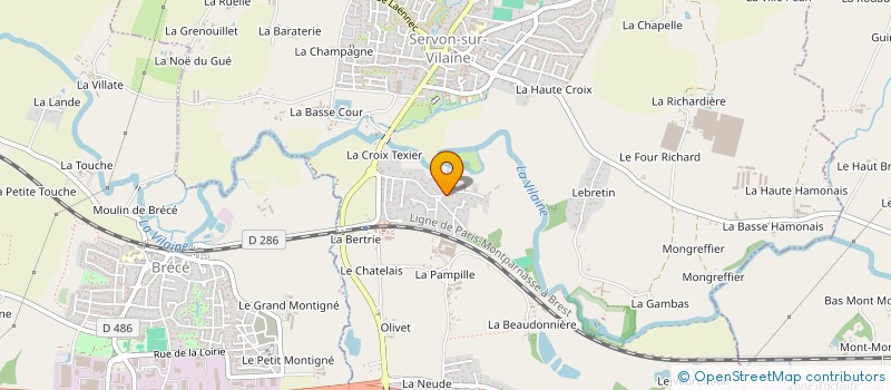 localisation de l'entreprise MGJD  SERVON-SUR-VILAINE