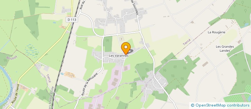 localisation de l'entreprise MGJGUENARD à TIERCE