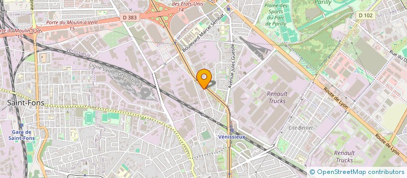 localisation de l'entreprise MGK  VENISSIEUX