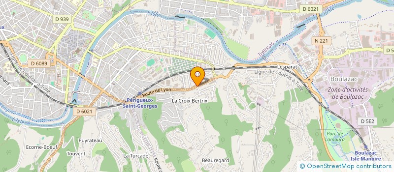 localisation de l'entreprise MGK BAT à PERIGUEUX