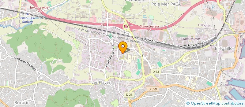 localisation de l'entreprise MGK FERMETURES à LA SEYNE-SUR-MER