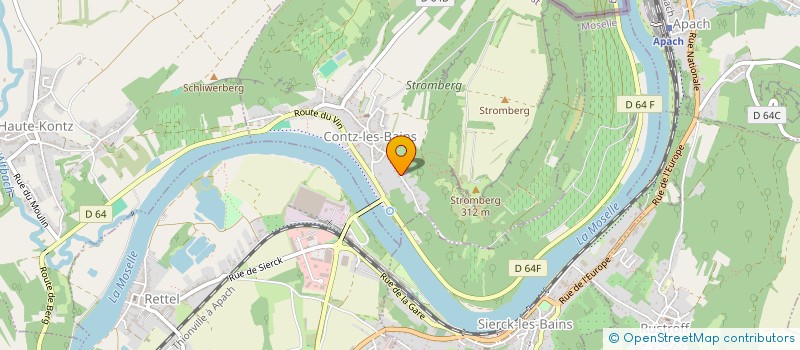 localisation de l'entreprise MGK PATRIMOINE  CONTZ-LES-BAINS