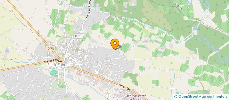 localisation de l'entreprise MGL  SAINT-CANNAT