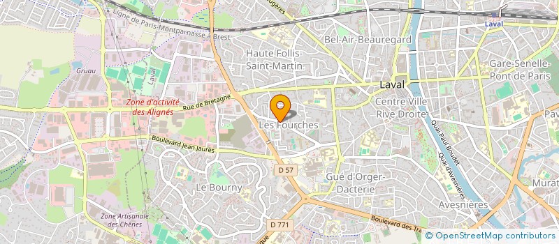 localisation de l'entreprise MGL à LAVAL