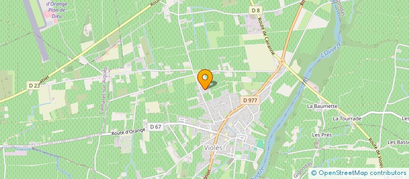 localisation de l'entreprise MGL  VIOLES