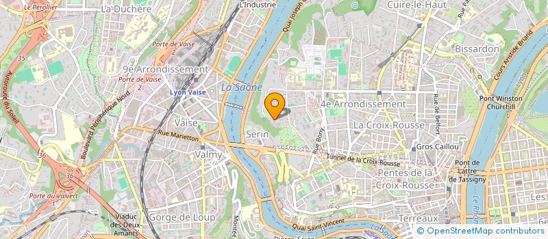 localisation de l'entreprise MGL  LYON 4EME