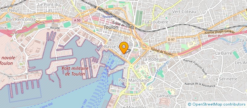 localisation de l'entreprise MGL 83 à TOULON
