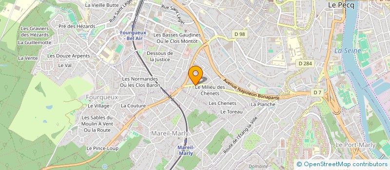 localisation de l'entreprise MGL  SAINT-GERMAIN-EN-LAYE