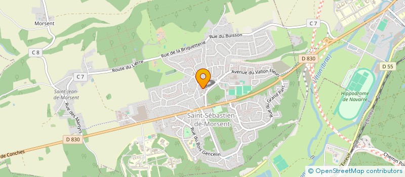 localisation de l'entreprise MGL à SAINT-SEBASTIEN-DE-MORSENT