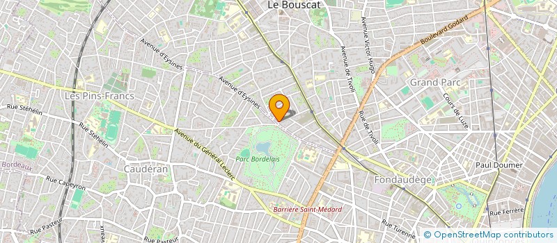 localisation de l'entreprise MGL à LE BOUSCAT
