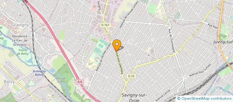 localisation de l'entreprise MGL BAT à SAVIGNY-SUR-ORGE