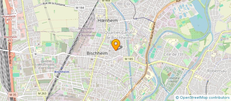 localisation de l'entreprise MGL CONSTRUCTION à BISCHHEIM
