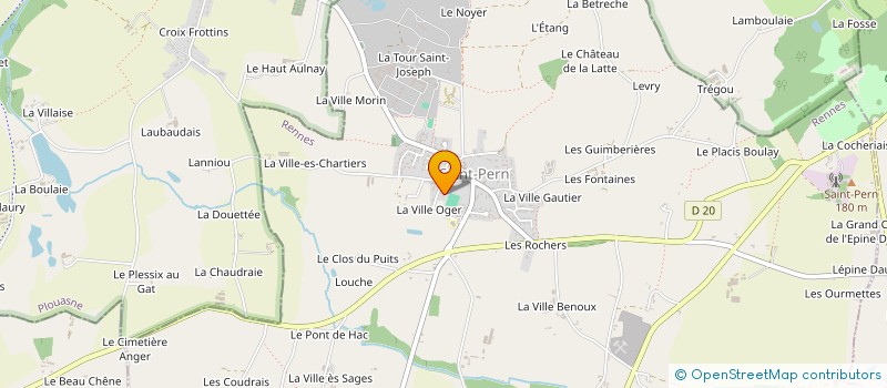 localisation de l'entreprise MGL GUIGNETTE  SAINT-PERN