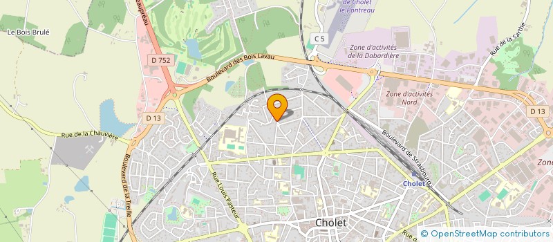 localisation de l'entreprise MGL SCI à CHOLET
