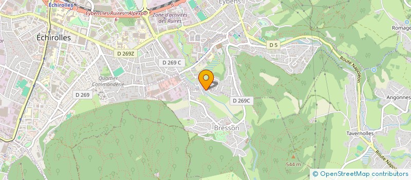 localisation de l'entreprise MGLD  BRESSON