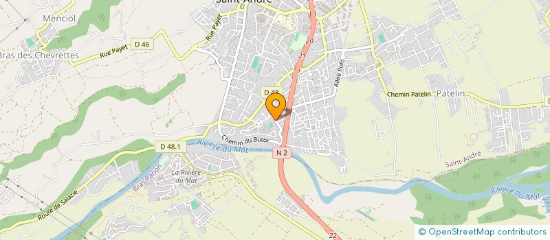 localisation de l'entreprise MGLH  SAINT-ANDRE