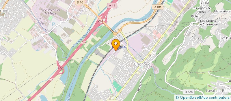 localisation de l'entreprise MGLP  VILLARD-BONNOT