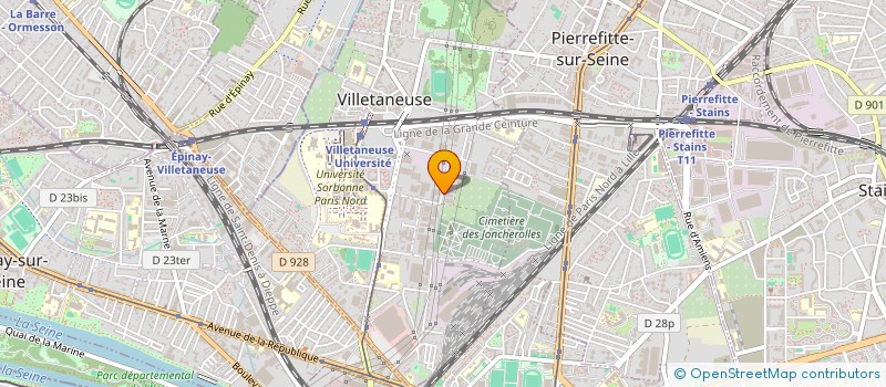 localisation de l'entreprise MGLTP à VILLETANEUSE