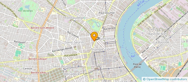 localisation de l'entreprise MGM 33  BORDEAUX