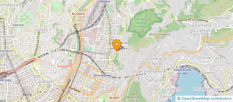 localisation de l'entreprise MGM à NICE