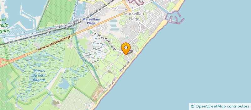 localisation de l'entreprise MGM à MARSEILLAN