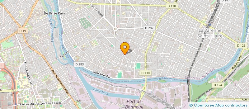 localisation de l'entreprise MGM à SAINT-MAUR-DES-FOSSES