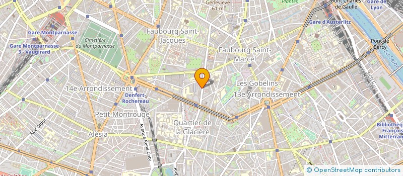 localisation de l'entreprise MGM à PARIS