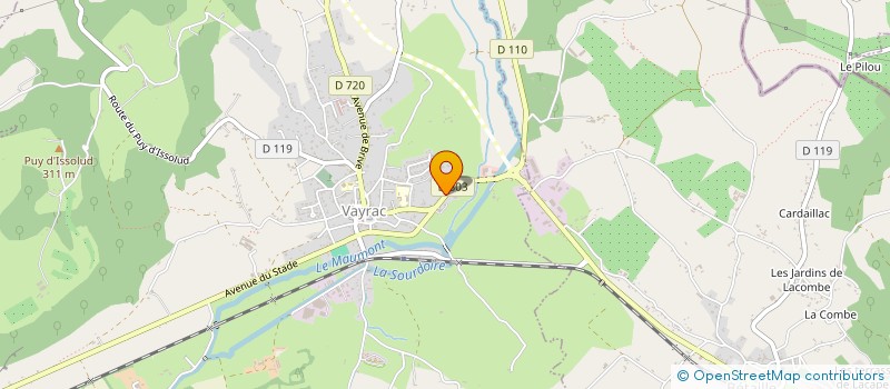 localisation de l'entreprise MGM à VAYRAC