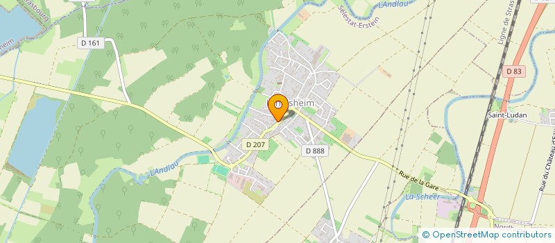 localisation de l'entreprise MGM  MEISTRATZHEIM