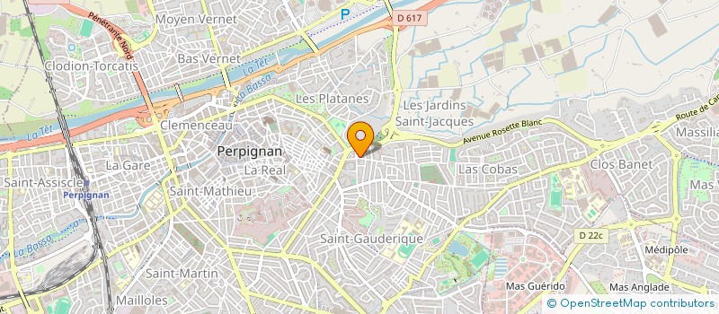 localisation de l'entreprise MGM à PERPIGNAN