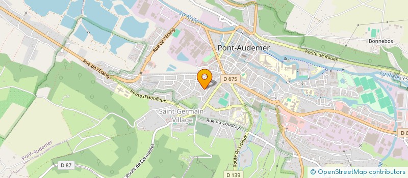localisation de l'entreprise MGM à PONT-AUDEMER