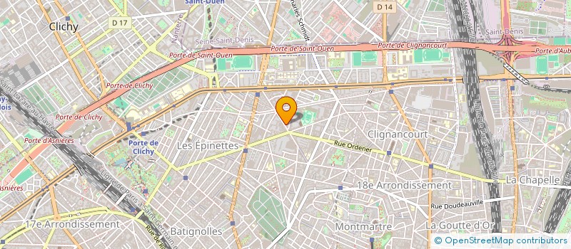 localisation de l'entreprise MGM  PARIS