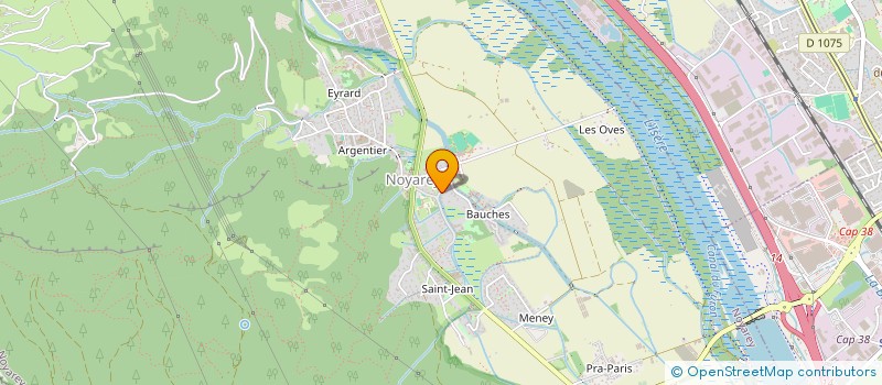 localisation de l'entreprise MGM à NOYAREY