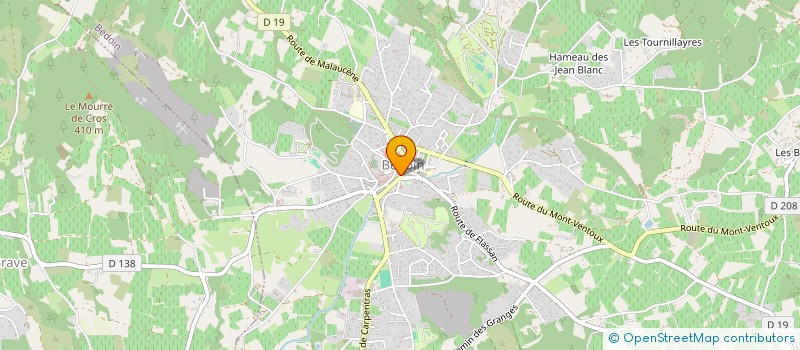 localisation de l'entreprise MGM  BEDOIN