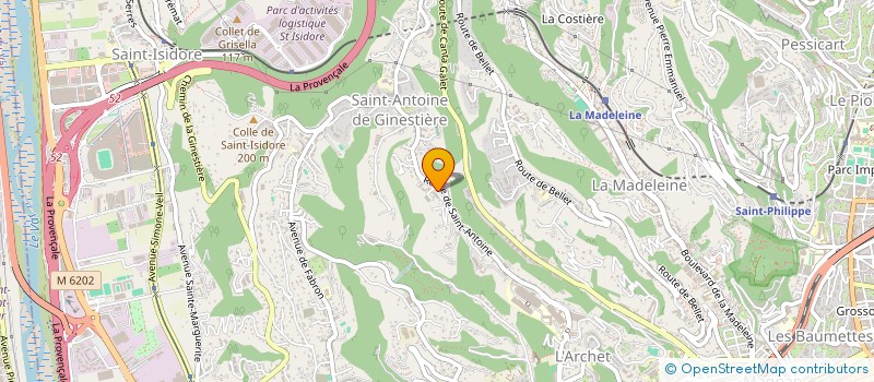 localisation de l'entreprise MGM  NICE