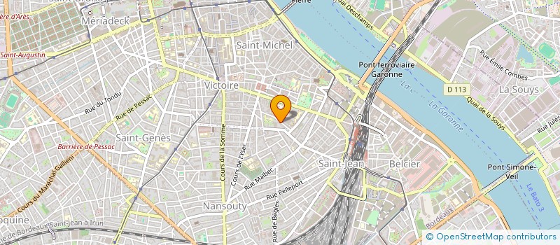 localisation de l'entreprise MGM COACHING - ACADEMIE DE REUSSITE PERSONNELLE  BORDEAUX