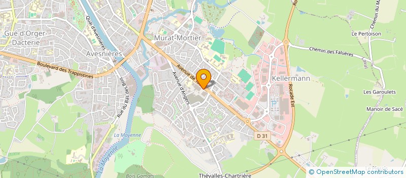localisation de l'entreprise MGM EXPERTISE à LAVAL