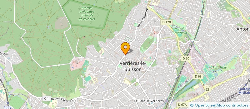 localisation de l'entreprise MGM FAMILY à VERRIERES-LE-BUISSON