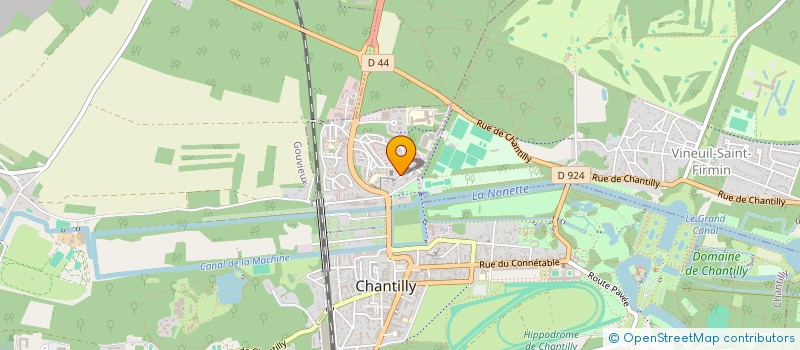 localisation de l'entreprise MGM GLOBAL  CHANTILLY