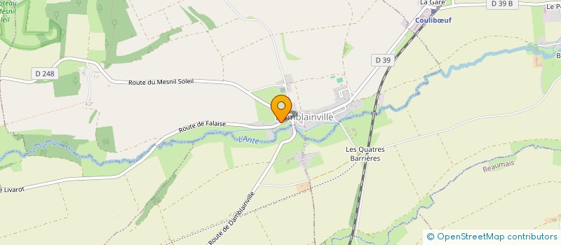 localisation de l'entreprise MGM IMMOBILIER  DAMBLAINVILLE