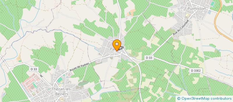 localisation de l'entreprise MGM IMMOBILIER à PAILHES