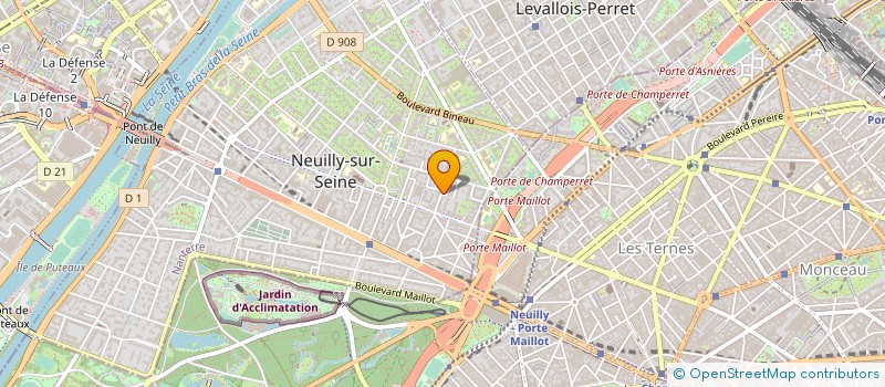 localisation de l'entreprise MGM INTERNATIONAL TRADING à NEUILLY-SUR-SEINE