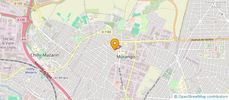 localisation de l'entreprise MGM INVEST à MORANGIS