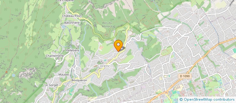 localisation de l'entreprise MGMA  CORENC