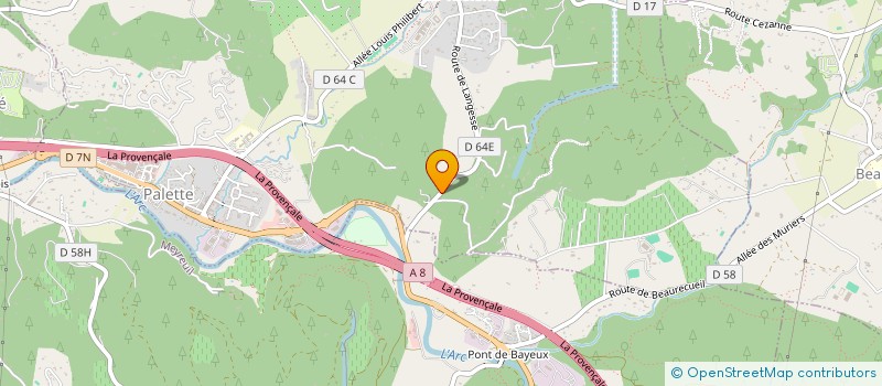 localisation de l'entreprise MGMA  LE THOLONET