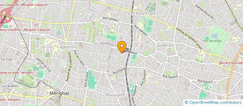 localisation de l'entreprise MGMCJ à BORDEAUX