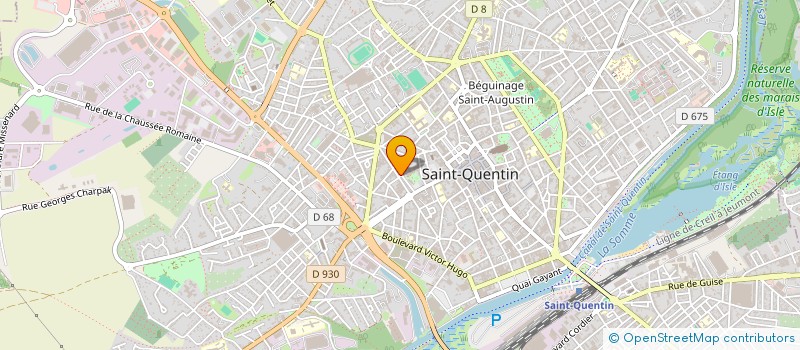 localisation de l'entreprise MGMD à SAINT-QUENTIN