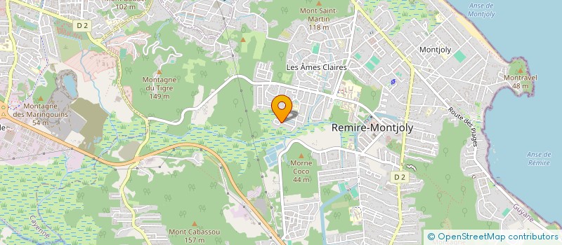localisation de l'entreprise MGMD  REMIRE-MONTJOLY