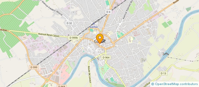 localisation de l'entreprise MGMF  GAILLAC