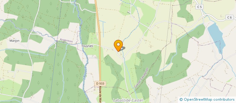 localisation de l'entreprise MGML IMMO  GREZET-CAVAGNAN